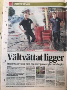 Dagens Industri SteamWash Sverige AB