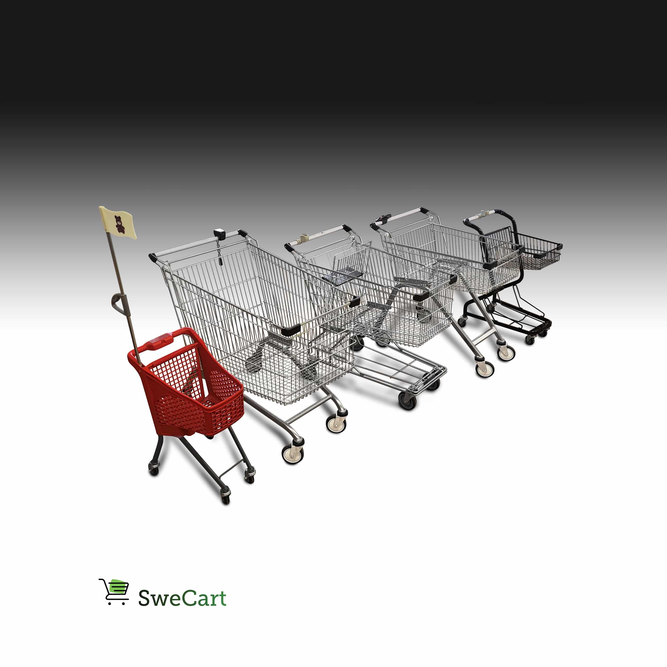 Högkvalitativa kundvagnar för butik – robusta och funktionella vagnar för effektiv varutransport