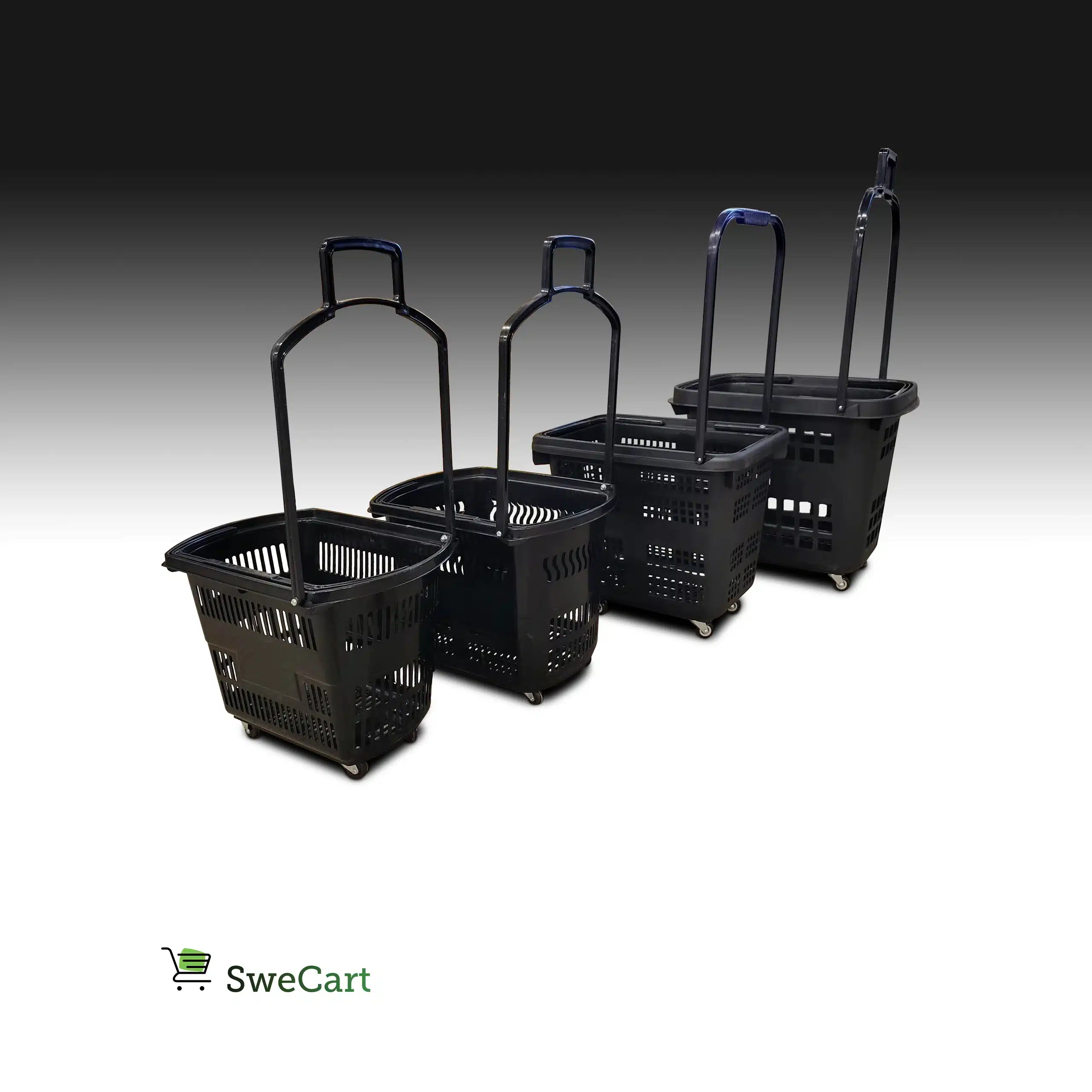 Högkvalitativa kundkorgar på hjul för butik – hållbara och funktionella för effektiv shopping